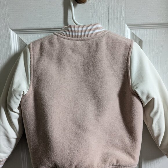 H&M Toddler Light Pink Baseball Jacket - Picture 4 of 8